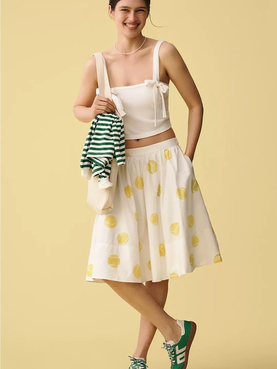 Maeve Dresses & Skirts - Maeve Jacie poplin skirt - Anthropologie